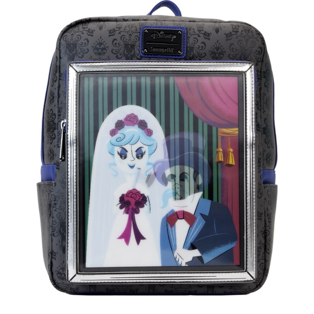 Haunted Mansion The Black Widow Bride Portrait Lenticular Mini Backpack